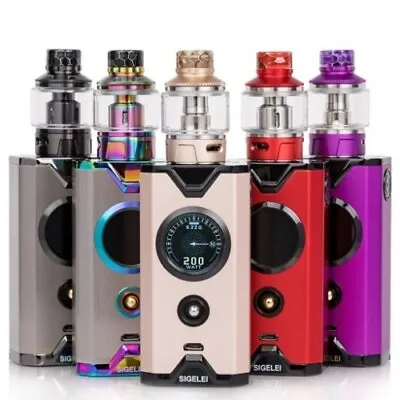 SIGELEI CHRONUS 200 KIT 200W TC Vape Pen Mod Sub-Ohm Starter Kit E Cigarette UK • £12.95