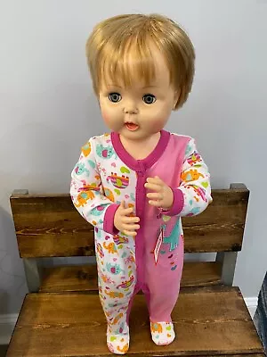 Vintage 1964 TB26 Horsman Inc. Thirstee Walker Doll Baby With Outfit Life Like • $149.99
