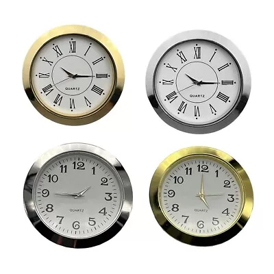 Mini Clock Insert Quartz Movement Round 55mm Round Quartz Clock Insert New • $8.76