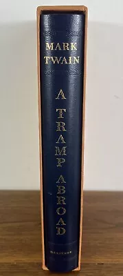 A Tramp Abroad By MARK TWAIN 1966 Illustrated Heritage Club Book With Slip Case • $16