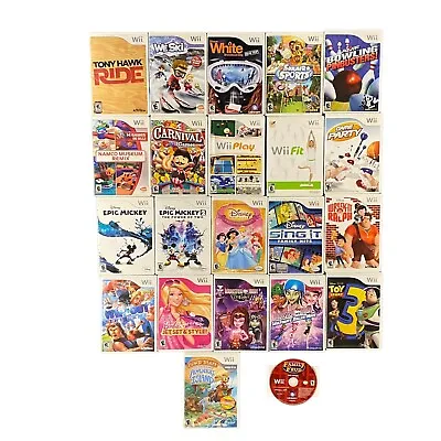 NINTENDO WII Games TESTED You Pick!! SEE DESCRIPTION!! • $5.95