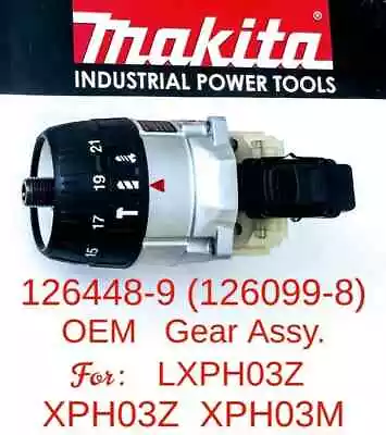 MAKITA 126448-9 (126099-8) OEM Gear Assy +Sp/Lever For XPH03Z LXPH03Z 1/2  Drill • $57.95