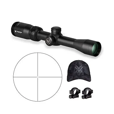 Vortex Crossfire II 2 7x32 Riflescope V Plex MOA Reticle With 1  Rings And Hat • $139.99