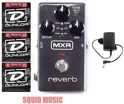 MXR Reverb M300 Relay True Bypass & Delay Trails Modes ( 3 FREE STRING SETS ) • $219.99