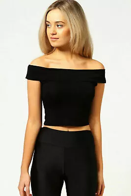 £2.99 • Buy Women's Sheer Mesh Crop Top Ladies Girls Long Sleeve Stretchy T-Shirt Size 8-14 