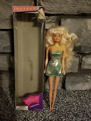 Michelle Fashion Bendable Doll In Box W/ Shiny Green Dress • $9.95