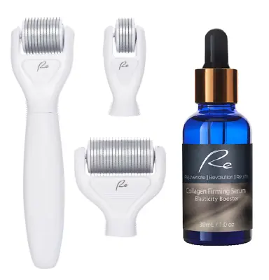 $79.95 • Buy Micro-Needle Face & Body DERMA ROLLER 3 PIECE SET & Collagen Firming Serum 30ml