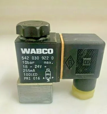 WABCO 542 030 922 0 Solenoid Operated Pneumatic Valve 18-24V DC 255ma • $35