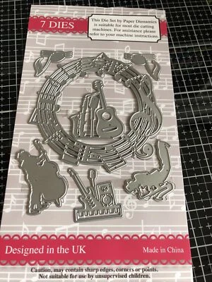 £4 • Buy Paper Dienamics Music And Dance Die Set