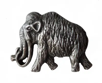 Woolly Mammoth Pewter Pin Badge • $8.84