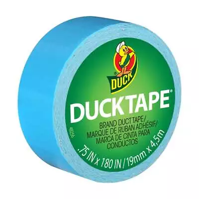 Duck Brand Ducklings Mini Duct Tape Roll: 3/4 In. X 15 Ft. (Electric Blue) • $3.38