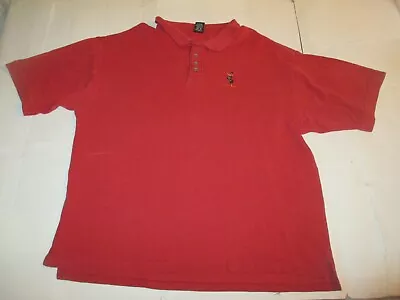 Warner Bros. Studio Store Daffy Duck Red Short Sleeve Polo Shirt 2XL • $17.97