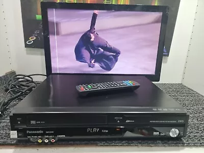 £129.99 • Buy H1268 Panasonic DMR-EZ48 DVD/VCR Combi Recorder With Freeview, HDMI VHS TO DVD