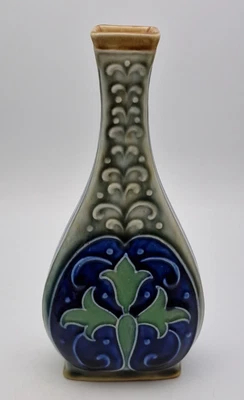 £79.99 • Buy FINE ROYAL DOULTON LAMBETH ART NOUVEAU DESIGN VASE C.1900's - PERFECT