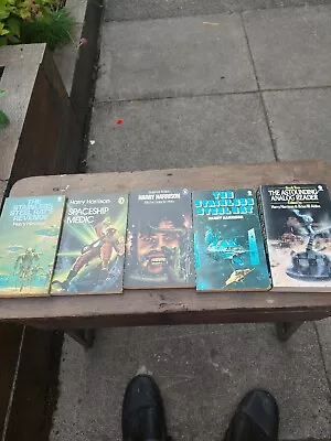 Harry Harrison X 5 Paperback Book Bundle Inc 3 X Sphere Book 1st Editions • £12