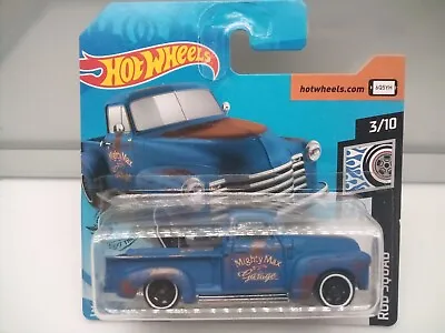 Hot Wheels Mainline / '52 Chevy Pickup - Blue - Rusty - Mighty Max Garage  • $24.72