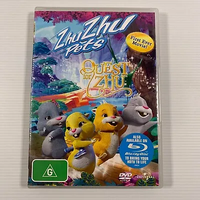 Zhu Zhu Pets - The Quest For Zhu (DVD 2011) Animation Region 4 • £2.94