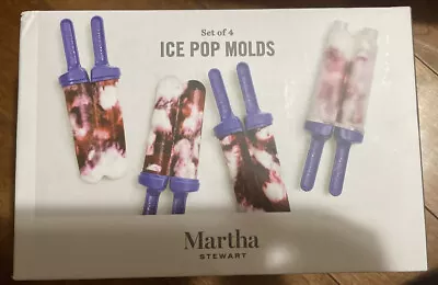 Martha Stewart Set Of 4 Ice Pop Molds New In Box • $12.99