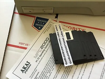 4 Akai MPC 2000 Version 1.72 Boot Operating System HD Floppy Disk FREE ADDENDUM  • $21.99