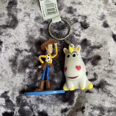 £6.99 • Buy L) Disney Pixar Woody And Buttercup Keyring  Toy Story Bundle Figures