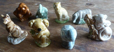 £7.99 • Buy 8 Wade Whimsies - (Koala,Bushbaby,Tiger,Ape,Elephant,Kangaroo,Parrot,Rhino)