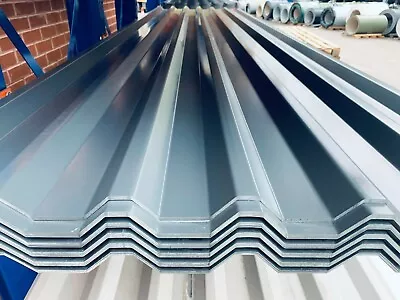 Slate Grey Box Profile Corrugated Metal Steel Roof Cladding Sheets • £33.66