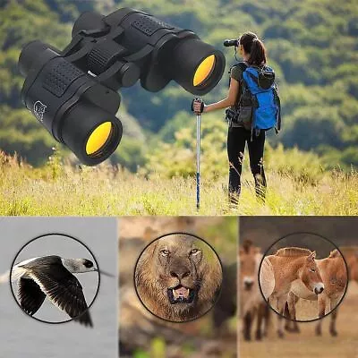 Day Night Vision 60x60 Zoom HD Binoculars Outdoor Hunt Telescope UK Stock • £20.99