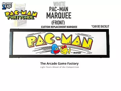 The Arcade Game Factory Replacement PAC-MAN Partycade Marquee • $26.99