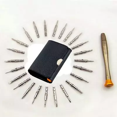 25 In 1 Mltipurpose Torx Y Triangle Point Cross Drive Precision Screwdriver Set  • $12.99