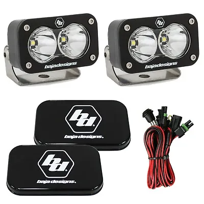 Baja Designs S2 Sport 5000K Clear Spot Beam LED Light Pods With Rock Guards • $429.45