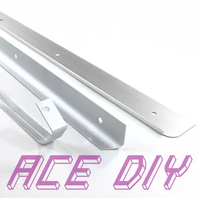 £40.79 • Buy Kitchen Worktop Edging Trims | Silver Matt Corner End Or Straight Strip Joint