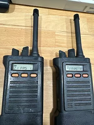 Pair Of Matched Motorola Saber 2 II Radios 458MHz To 490MHz FRS No Battery • $129.99