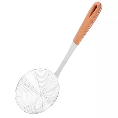  Fine Mesh Sieve Strainer Skimmer Ladle Stainer Steel Spiral • £10.69