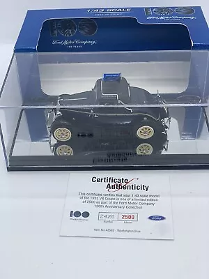 Classic Carlectables 1933 Ford V8 Coupe 1/43 Scale 100 Years Ford Motor Company. • $55