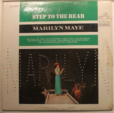 Marilyn Maye Lp Step To The Rear On Rca - Sealed / Sealed (Shrink Loss On Front • $19.99