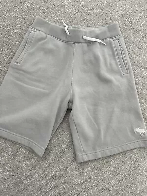 Boys Abercrombie And Fitch Fleece Grey Jogger Shorts Age 11-12 Years  • £6