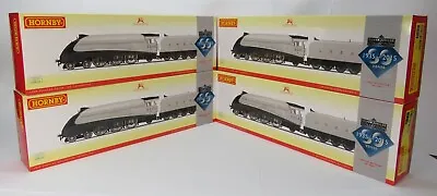 OO Gauge Hornby R3337 Set Of 4 A4 Locos Silver Jubilee- Never Removed From Boxes • £799.95