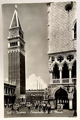 RPPC Campanile Di S. Marco Venice Italy Vintage Real Photo Postcard • $4.95