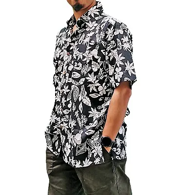 £9.58 • Buy Men Hawaiian Shirt Multi Colors Print Fit Regular Big Summer Fancy 100% Cotton
