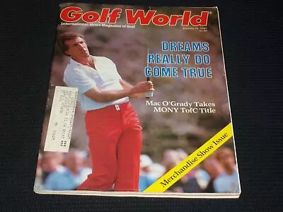 1987 January 16 Golf World Magazine - Mac O'grady Front Cover - E 5534a • $30