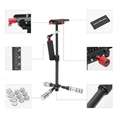 Portable Carbon Fiber Gimbal Steadicam Steadycam Stabilizer DSLR Video Camera • $110.99