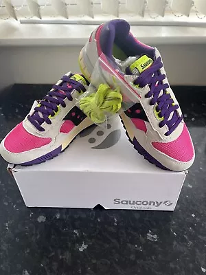 Saucony Shadow 5000 Mens Trainer S70665-8 Beige Pink UK 7.5 EU 42 BNIB • £64.99