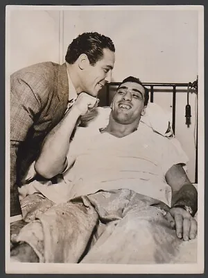 $12.38 • Buy Vintage MAX BAER Visits PRIMO CARNERA In Hospital  Press Photo  1934