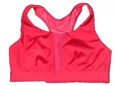 M*S RASPBERRY High Impact Support Sports Gym Bra Racer Back Non-Wired 34B • £8.99