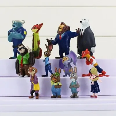 Zootropolis Cake Toppers Figures Toy Kids Party Bag Filler Zootopia • $17.67