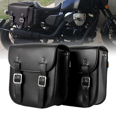 $65.99 • Buy Motorcycle Side SaddleBags For Yamaha V Star 1300 1100 950 650 250 US