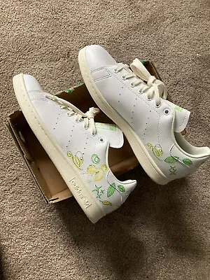 Size 10.5 Adidas Rare Stan Smith X Disney Peter Pan And Tinkerbell 2021 - GZ5994 • $52