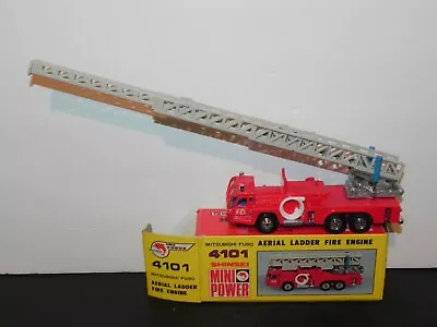 SHINSEI - Mini Power 4101 AERIAL LADDER FIRE ENGINE Vintage W OB - Free Ship! • $22.95