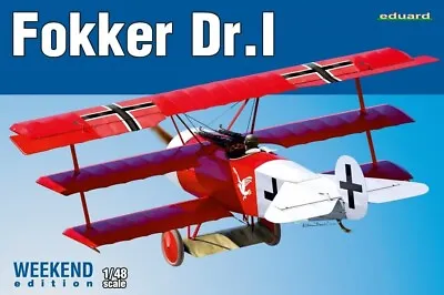 Eduard 8487 1:48th Scale Fokker Dr1 Weekend Edition • £15.99