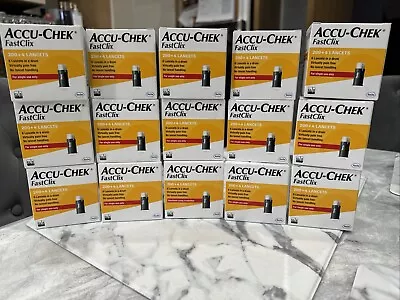 Accu-Chek FastClix 200+4 Lancets X4 Boxes • £20